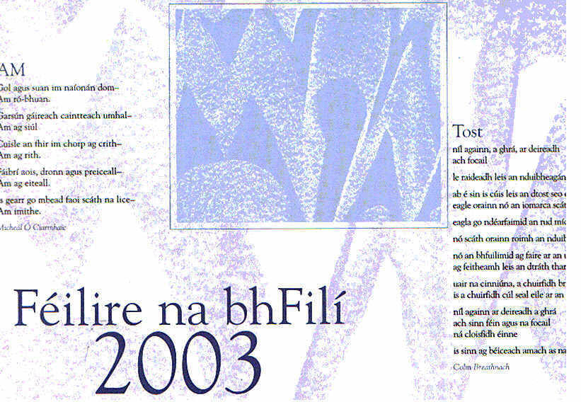 Féilire Calender 2003